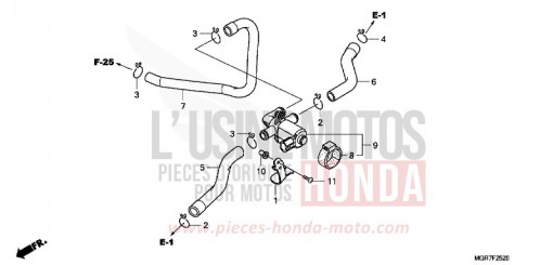 AIR INJECTION CONTROLVALVE VT750SB de 2011